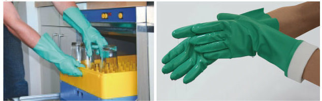 Nmsafety 15 Mil Green Nitrile Chemical Industrial Safety Glove