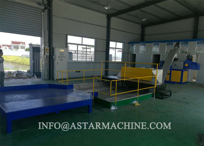 Car Truck Double Shaft Waste Tire Shredding Machine Manufacture