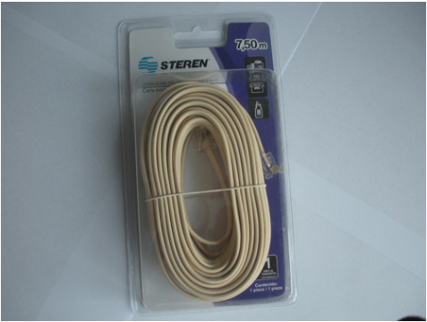 Lowest Price Steren Rj11 30meter Telephone Cable