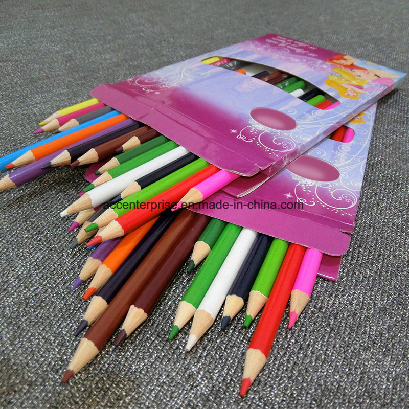 3.5 Inch Wooden Sharpened Promotion Kids Color Pencil Set