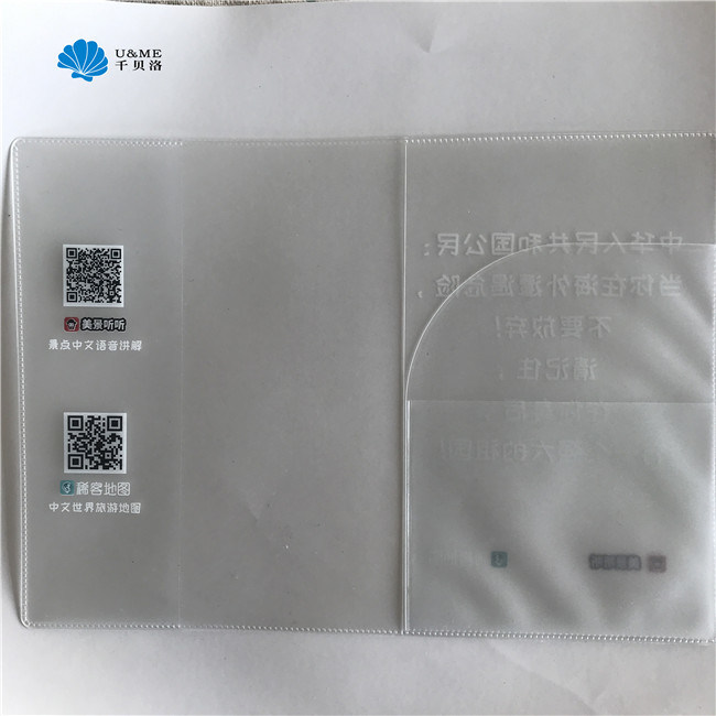 Heat Press PVC Passport Cover Card Holder Pouch Bag