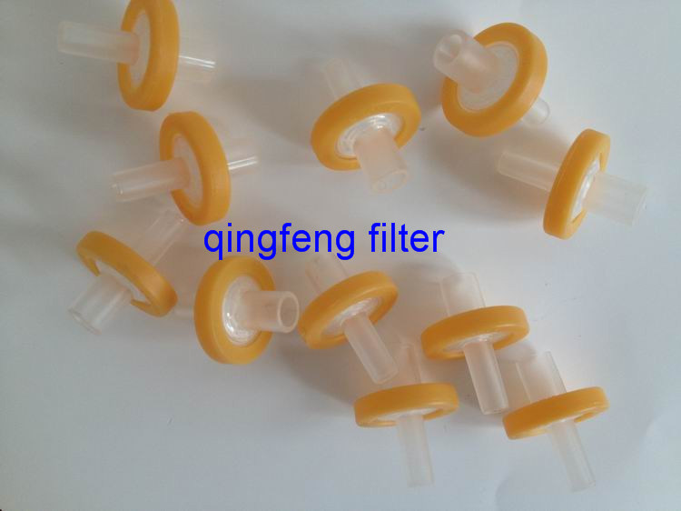 Durchmesser 25 mm Ca-Spritzenfilter mit Rand, 0,2 Mikrometer, einzeln steril verpackt