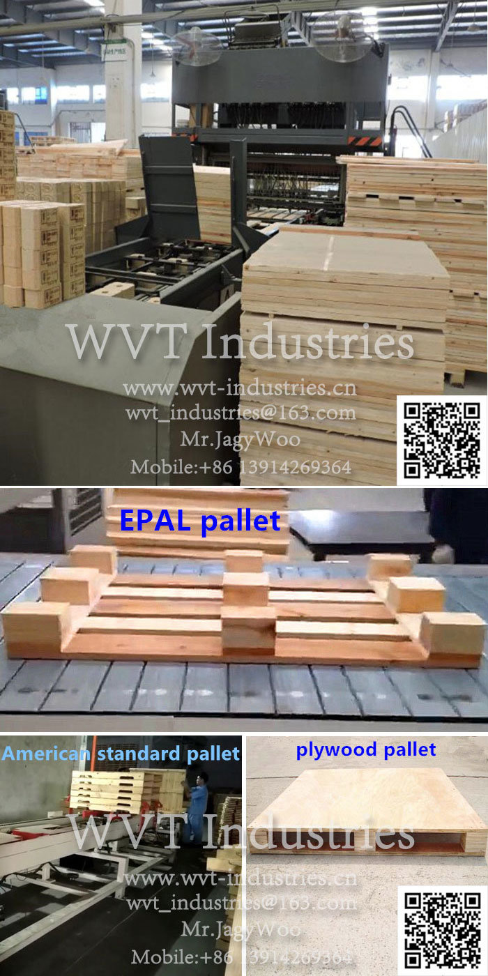 Safe Hydraulic Auotmatic Wood Pallet Making Production Line Equipment for American Standard European Epal Pallet/Wood Plywood Pallet/Wood Packing Case Board
