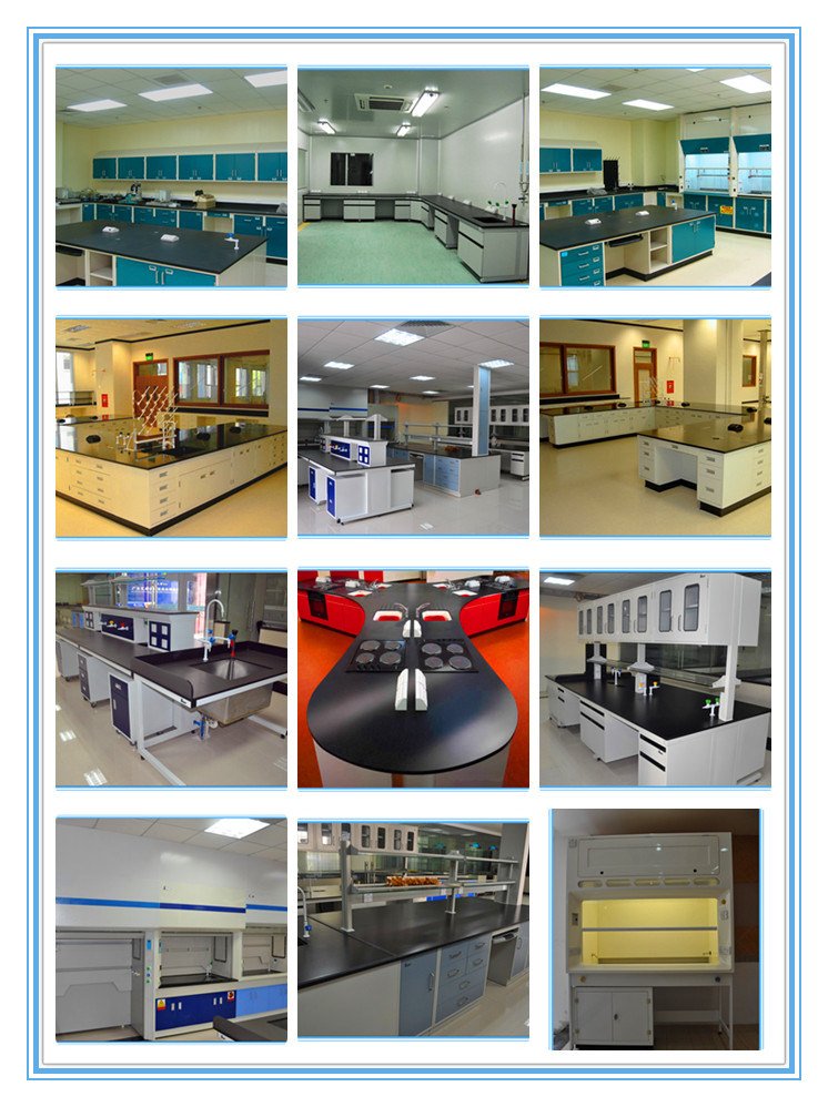 New Design Floor - Mounted Structure Science Steel Laboratory Bench