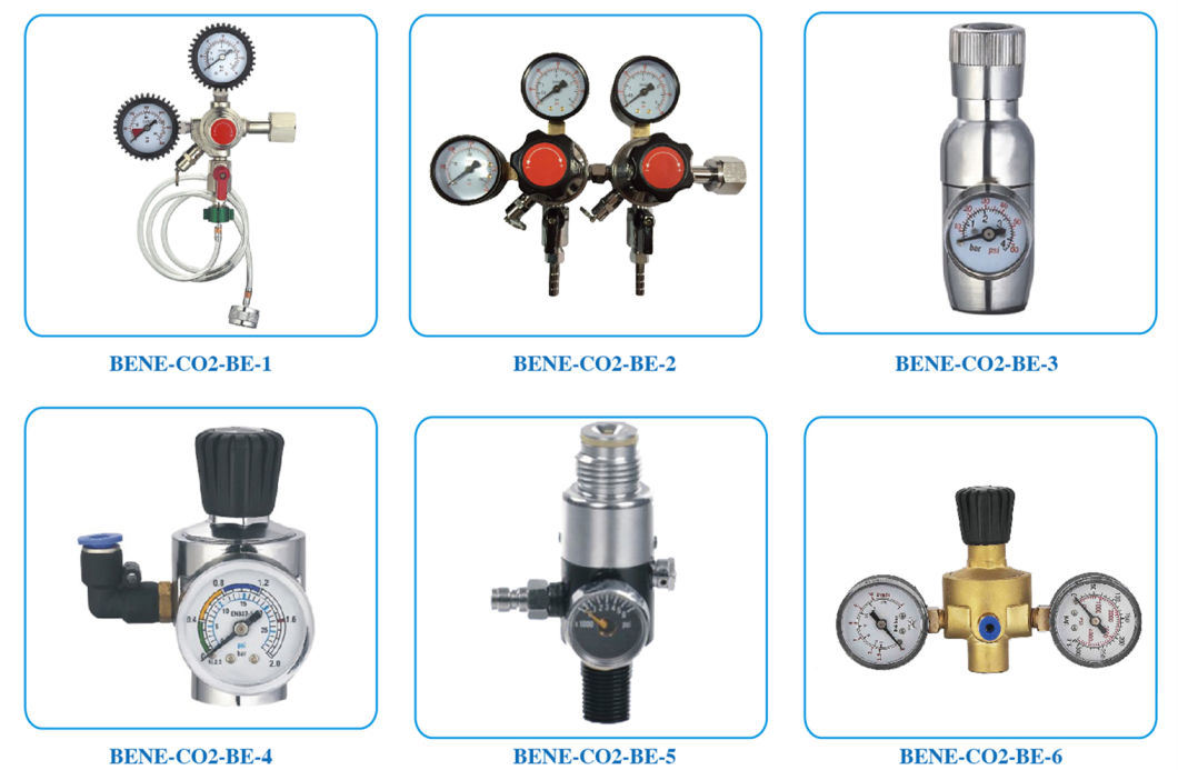 Brass Single Stage High Purity Nitrogen Gas Pressure Regulator