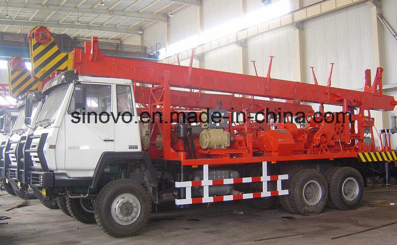300m drilling depth truck mounted, SIN300st rotary water well drilling rig