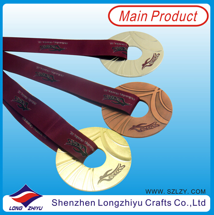 Custom Wholesale Medals Canada Hockey Medals Plated Gold Silver Bronze