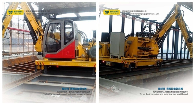 30t Electric Handling Cart Bay to Bay on Rail