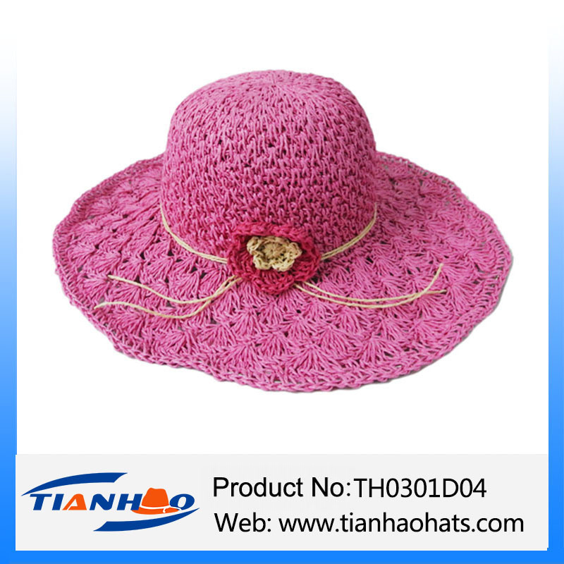 Fashion Paper Straw Hat for Lady