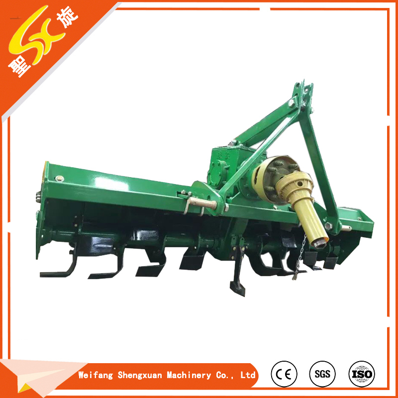 Wide Blades Pto Tractor Tiller for Farm Use