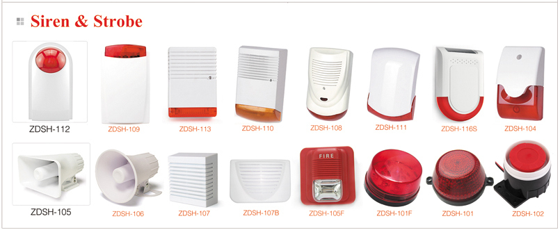 Solar-Powered Alarm Flash Outdoor Siren for Home Security