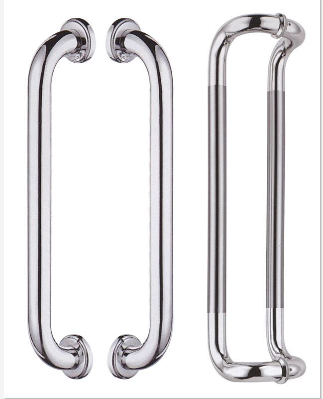 Pull and Push Handle Stainless Steel and Glass Door Handles