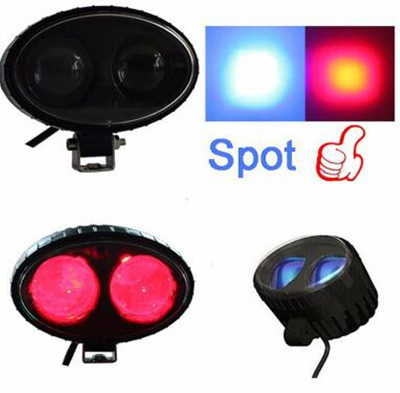 LED Safety Light Blue Spot Point Forklift Approaching Warning Light