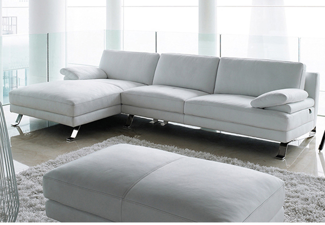 Modern European Leather Sofa for Living Room S8028