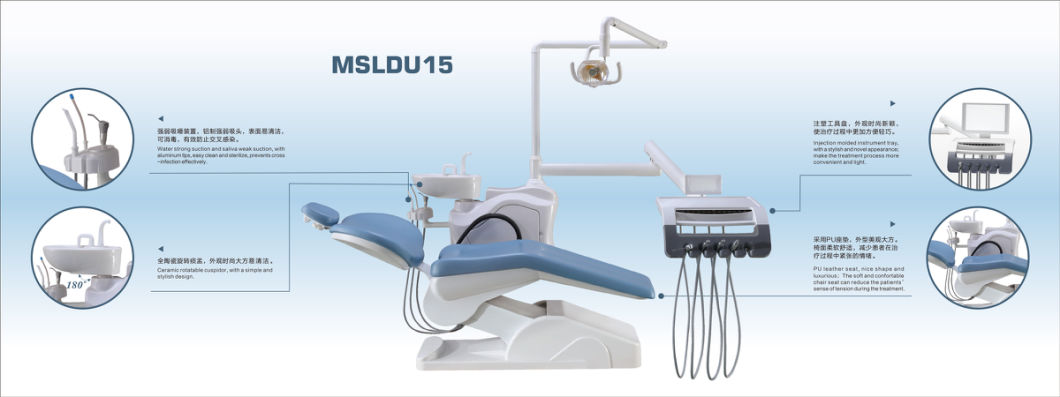 2018 Dental Chair/Unit with Low Price/Portable Dental Chair for Clinic Use Msldu15