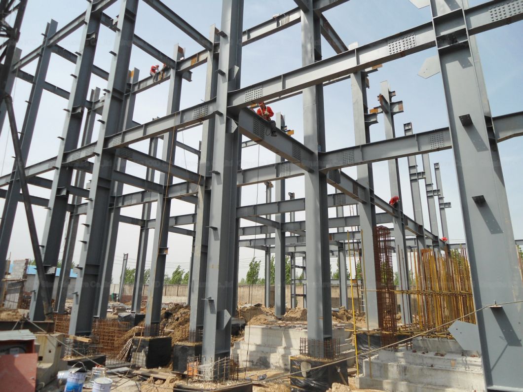 Light Prefabricated Steel Structure Auto Parts Facotry