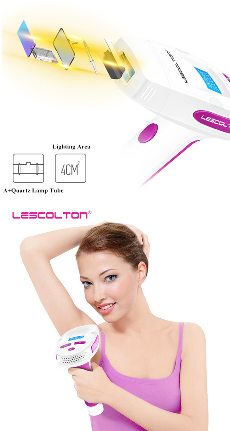 T006I 300, 000 Pulses Lescolton 2in1 IPL Permanent Hair Removal