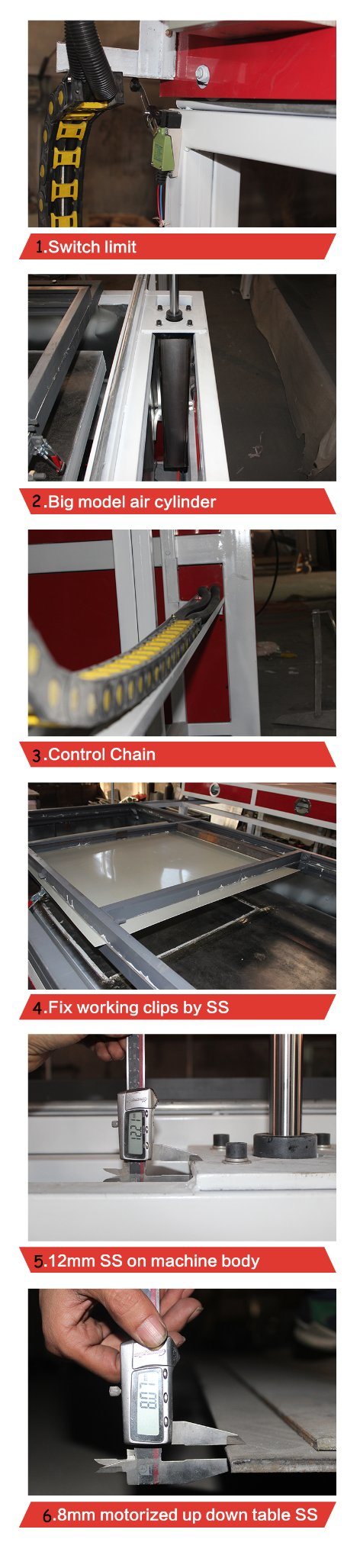 Vacuum Forming Machine for Plastic Signs Making