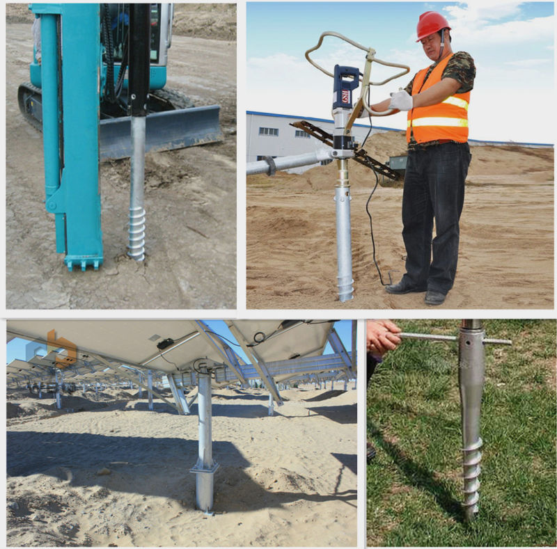 Solar Post Support Ground Screw