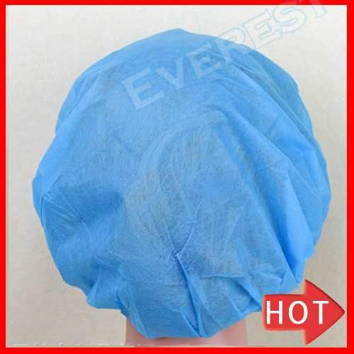 Disposable Nonwoven Bouffant Hairnet Cap, Hair Net, Mob Cap, Mop Cap, Disposable Cap, Doctor Cap, Owear Surgical Cap, Bouffant Cap, Nurse Cap, Polypropylene Cap