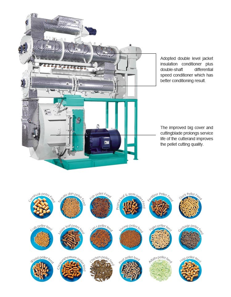Pig / Sheep / Chicken / Cow / Poultry Granulating Machine