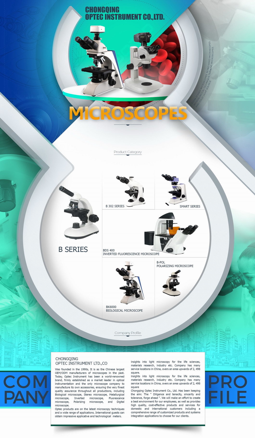 PCB Inspection Microscope for Dental Surgical Microscopic Instrument