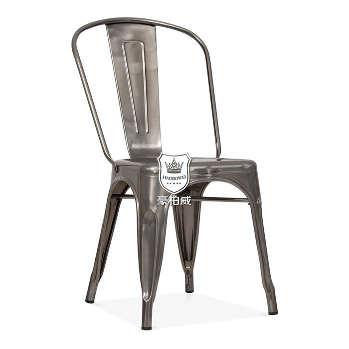 Cheap Dining Iron Chair for Coffee Shop and Restaurant Tolix Side Chair