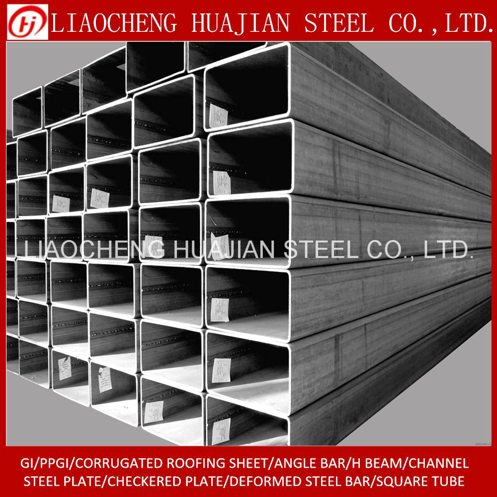 Galvanized Steel Rectangular Tube with ISO