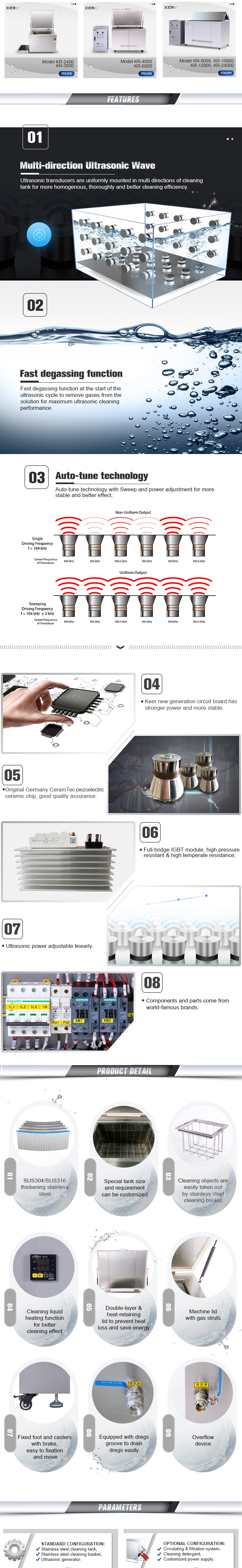 Manufacturer Ultrasonic Degreasing Equipment for Metal Parts