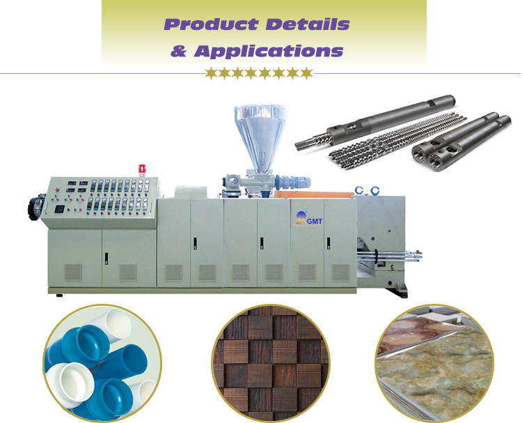 Plastic Parallel Twin Screw Extruder with 39crmoala Screw Barrel