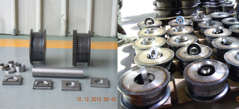 Geared Motor Match Crane Components Wheel