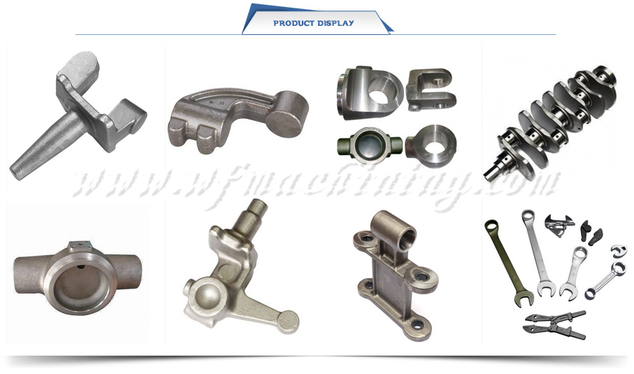 Auto Machinery Metal Close Die Forged Precision Steel Forging Parts