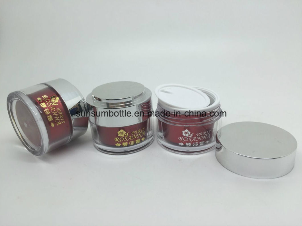 Plastic Skin Care Cream Use Jar for Cosmetic