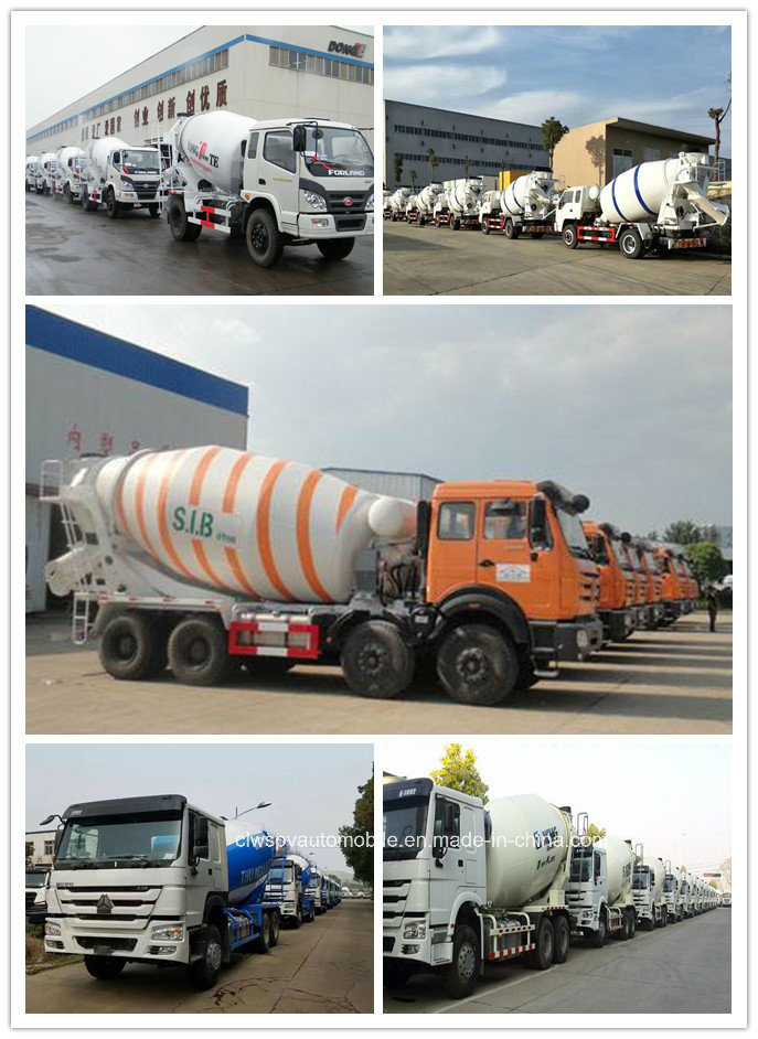 HOWO Concrete Mixer Sinotruk 8 M3 9 M3 Cement Drum Agitator Truck