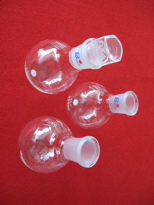 Hot Selling Clear Round Bottom Quartz Flask Quartz Glass Flask