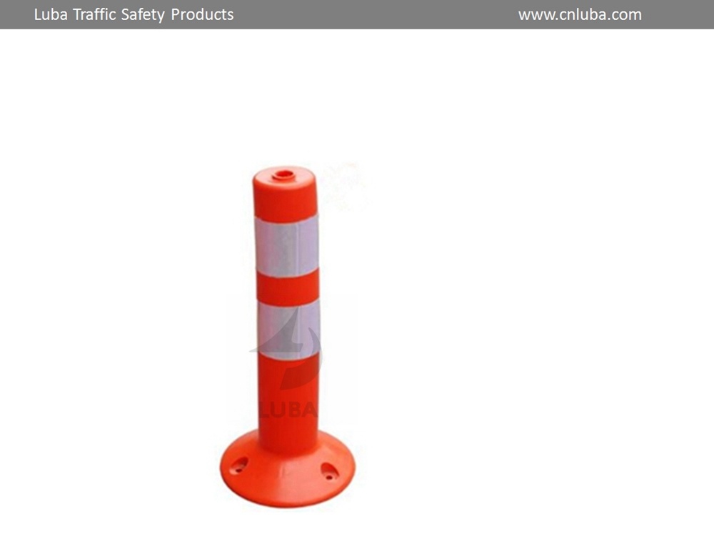 America Standard Reflective Orange Safety Warning Post