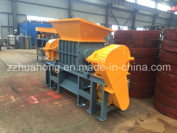 Hard Plastic Recycling Machine, Double Shaft Shredder Blades, Rubber Tire Recycle Machine