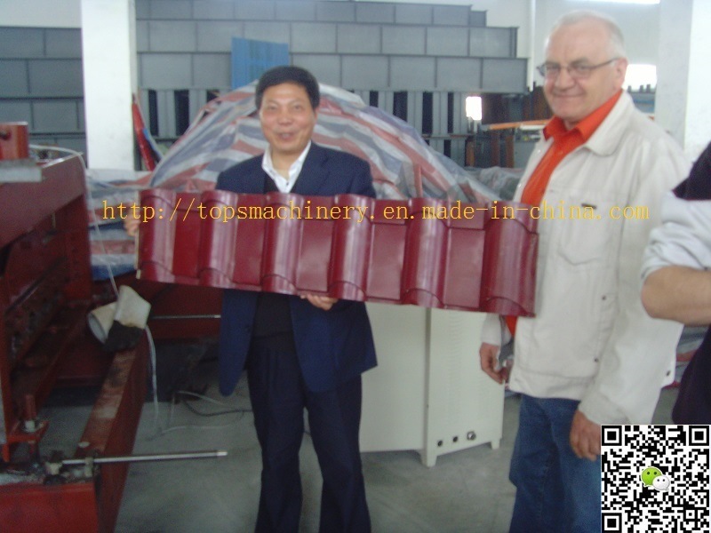 Color Steel Roof Sheet Glazed Tile Roll Forming Machine