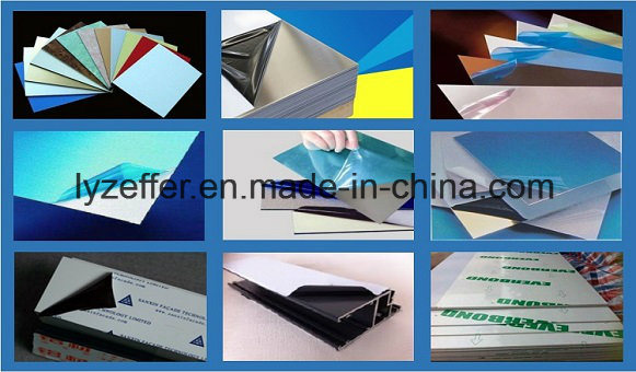 Blue Transparent PE Film for Metal Plates' Surface