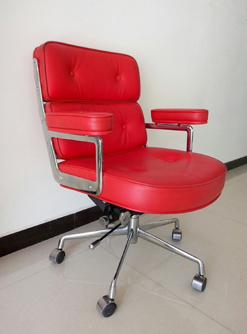 Leather Upholstery Modern Swivel Eames Office Chair (PE-B103)