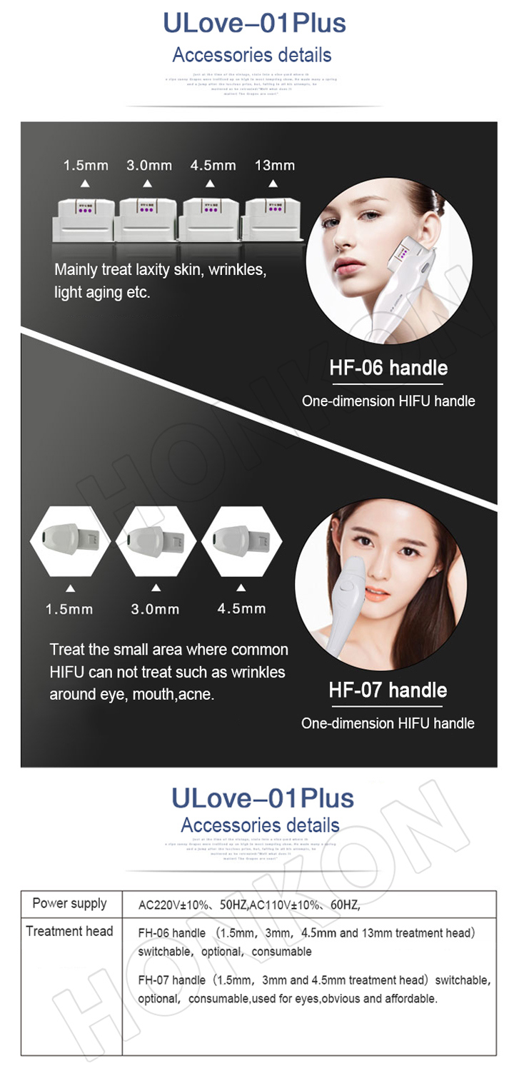 Portable Ultrasonic Hifu Skin Tighten Anti-Wrinkle Machine for Full Body