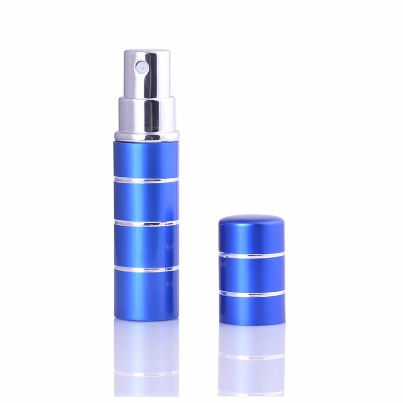 5ml Polygon Aluminum Refillable Perfume Bottle Spray Empty Cosmetic Container