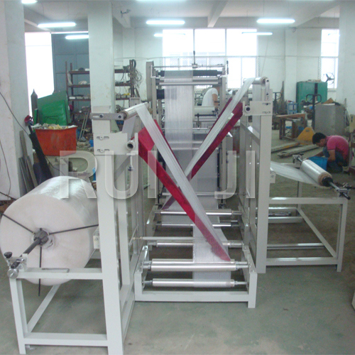 Double Layer EPE Foam & Air Bubble Film Bag Making Machine