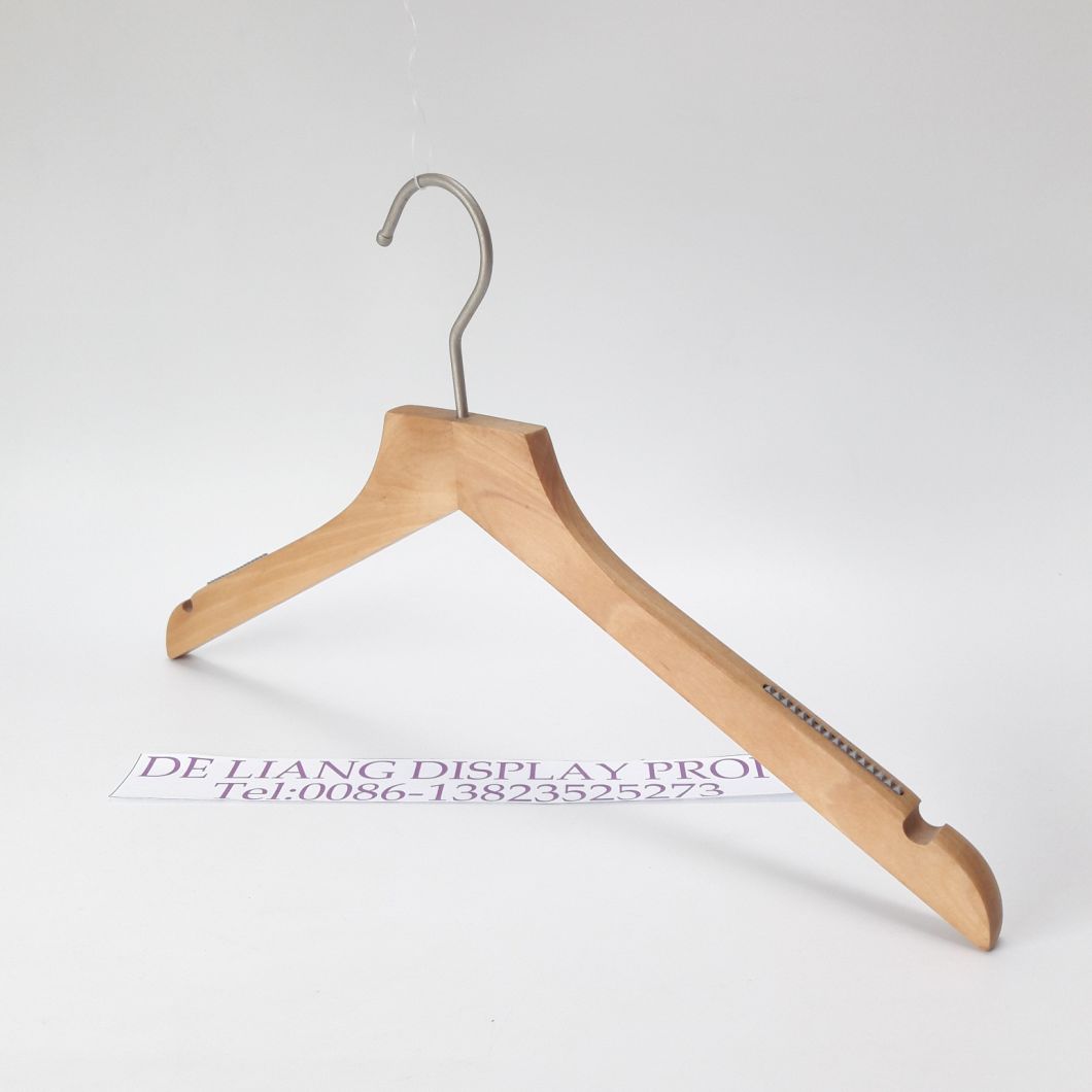 Hot Sale Lotus Wood Hanger in Natural Wood Color