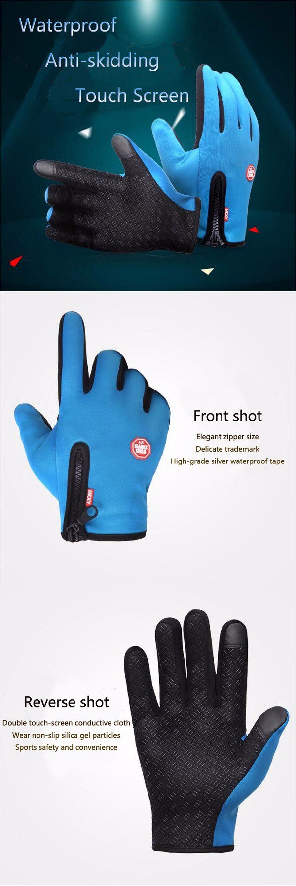 Best Selling Cheap Price Customized Xmas Touch Screen Magic Gloves for Smartphon Cycling Hand Warm