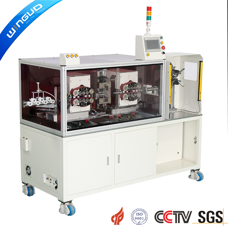 Full-Automatic Coaxial Wire Stripping Large Square Cable Stripping Machine (WG-9680)