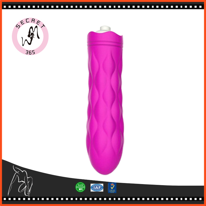 Embossed Vibrating Clit Massager AV Wand Silicone G-Spot Sex Toys