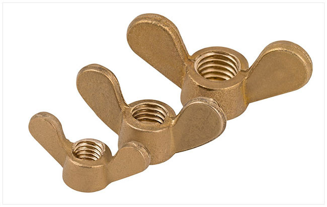 Brass Round Wing Wing Nut