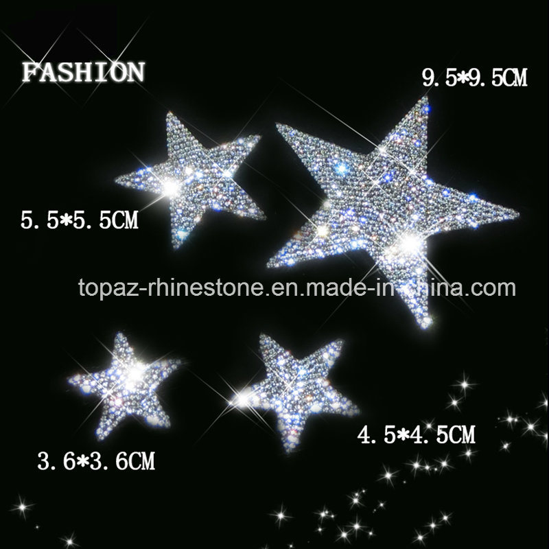 Crystal Sticker Self Adhesive Star Czech Crystal Car Sticker 3D Car Accessories (TP-star)