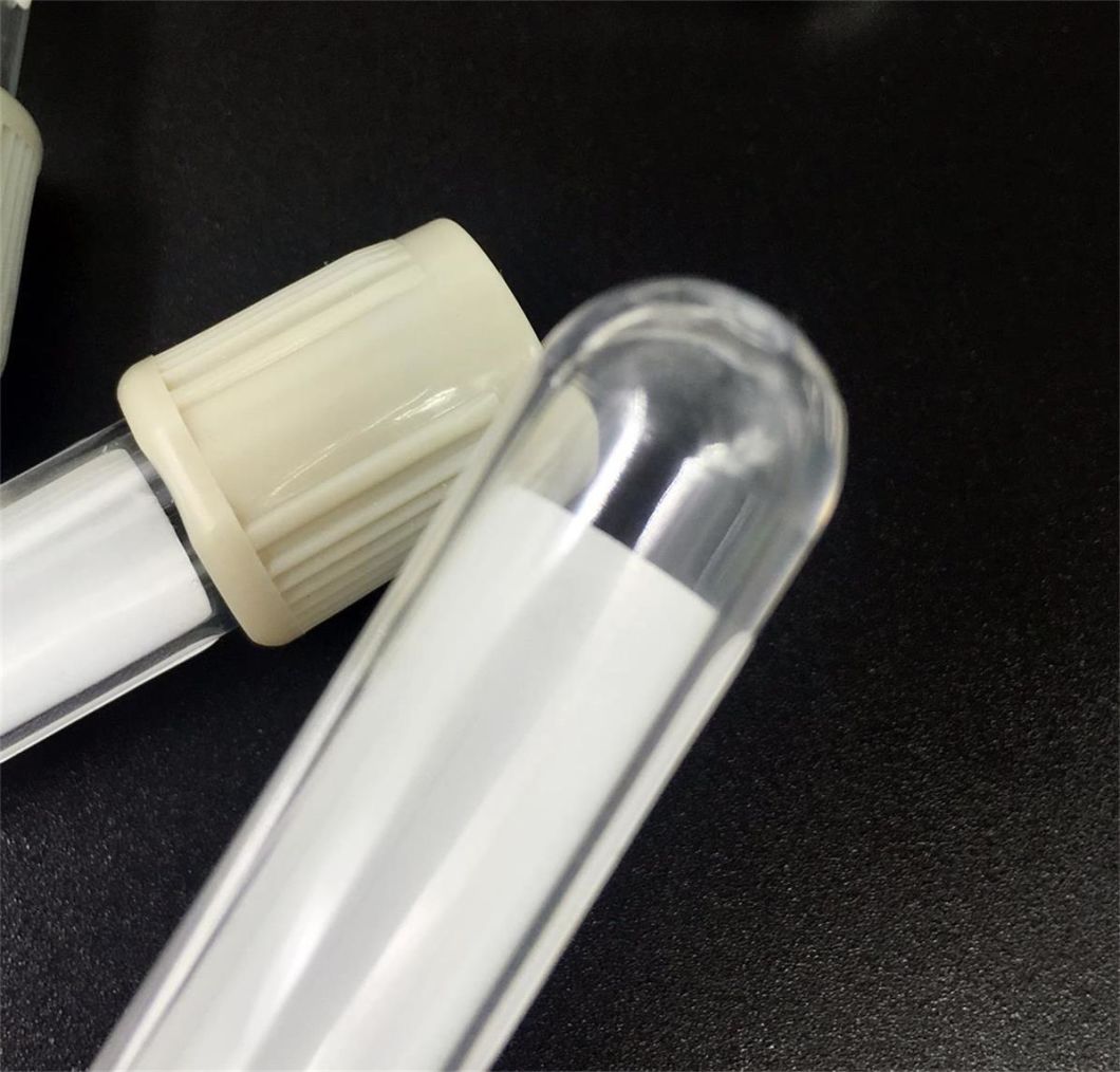Glass and Pet Glucose Anticoagulation Tube with Grey Top for Hospital Use (high quality)